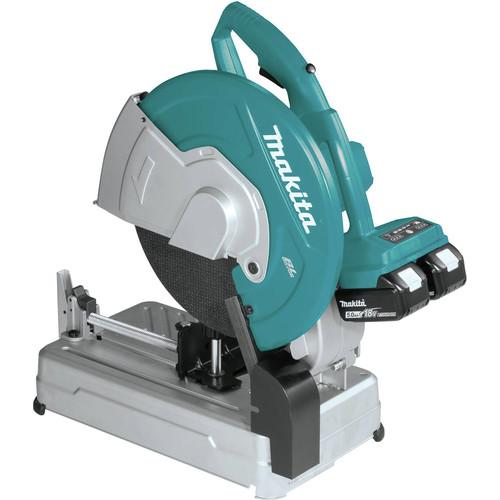 Makita 18V X2 LXT 5.0Ah Lithium-Ion Brushless Cordless 14 in. Cut-Off Saw Kit - XWL01PT - Image 7
