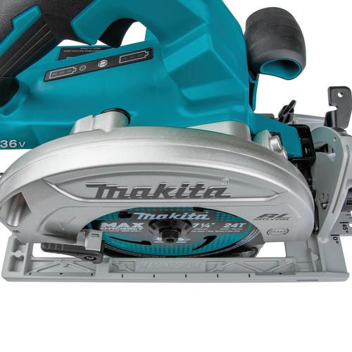 Makita 18V X2 LXT Lithium-Ion (36V) Brushless Cordless 7-1/4 in. Circular Saw (Tool Only) - XSH06Z - Image 2