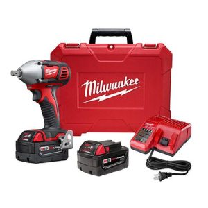Milwaukee 2659-22 M18 Lithium-Ion 1/2 in. Impact Wrench Kit with Pin Detent