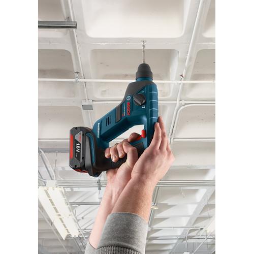 Bosch 18V Cordless Lithium-Ion Compact SDS-Plus Rotary Hammer (Tool Only) with L-BOXX-2 and Exact-Fit Insert - RHS181BL - Image 4