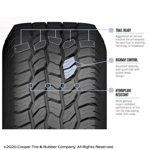 Cooper Discoverer A/T All-Season LT265/75R16 123R Tire - Image 7