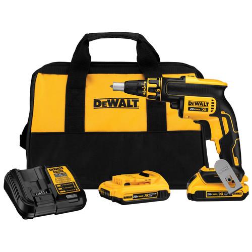 Factory Reconditioned DEWALT 20V MAX XR Cordless Lithium-Ion Brushless Drywall Screwgun Kit - DCF620D2R