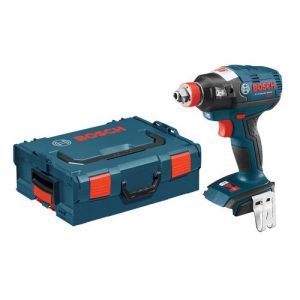 Factory Reconditioned Bosch 18V Cordless Lithium-Ion Brushless Socket Ready Impact Driver (Tool Only) with L-BOXX 2 Case & ExactFit Insert Tray - IDH182BL-RT