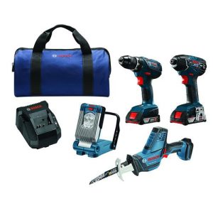 Bosch 18V Cordless Lithium-Ion 4-Tool Combo Kit - CLPK496A-181