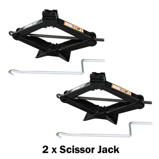 For FAST Car Lifting Telescopic Wheel Lug Nut Wrench 2 ton Wind Up Scissor Jack - Image 14