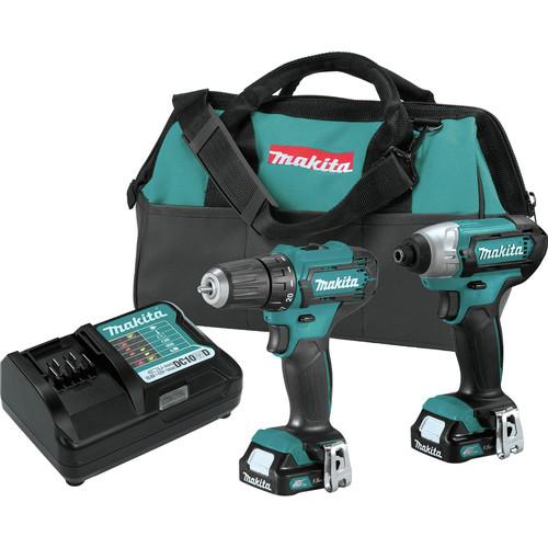 Makita 12V max CXT 1.5 Ah Lithium-Ion 2-Piece Combo Kit - CT232