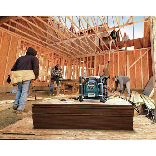 Bosch 18V Cordless Lithium-Ion Power Box Jobsite AM-FM Radio-Charger-Digital Media Stereo (Tool Only) - PB360C - Image 14