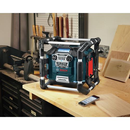 Bosch 18V Cordless Lithium-Ion Power Box Jobsite AM-FM Radio-Charger-Digital Media Stereo (Tool Only) - PB360C - Image 15