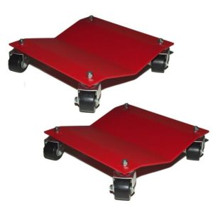 Set of 2 Auto Dolly Heavy Duty 16"x16" Vehicle Wheel Tire Car Body Shop Mechanic