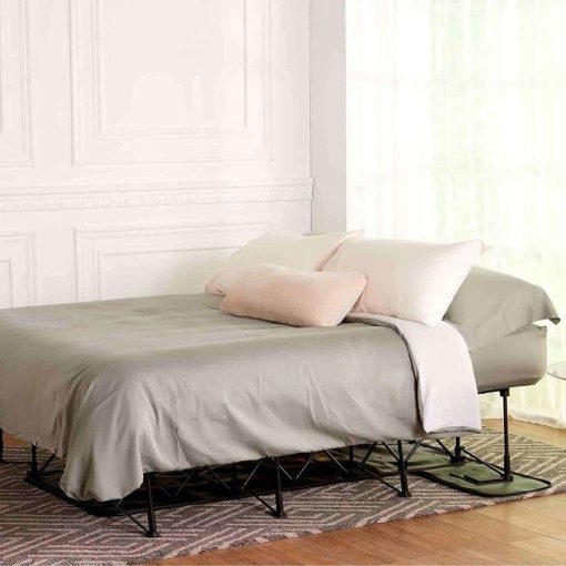 EZ Air Bed Self-Inflating Queen Size Air Mattress with Built-in Frame, Pump and Wheeled Case - Image 6