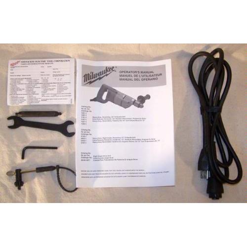 Factory Reconditioned Milwaukee 3107-8 7 Amp 1/2 in. Corded Right Angle Drill with D-Handle and Case - Image 4