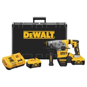 DEWALT 20V MAX XR Cordless Lithium-Ion 1-1/8 in. L-Shape SDS-Plus Rotary Hammer Kit - DCH293R2