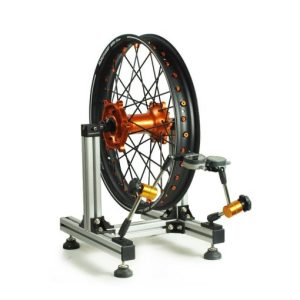 MXCHAMP Portable Motorcycle Wheel Balancer and Digital Truing Stand