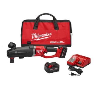 Milwaukee 2711-22 M18 FUEL SUPER HAWG Lithium-Ion 1/2 in. Cordless Right Angle Drill with QUIK-LOK Kit (5 Ah)