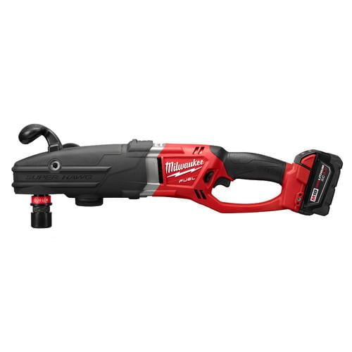 Milwaukee 2711-22 M18 FUEL SUPER HAWG Lithium-Ion 1/2 in. Cordless Right Angle Drill with QUIK-LOK Kit (5 Ah) - Image 3