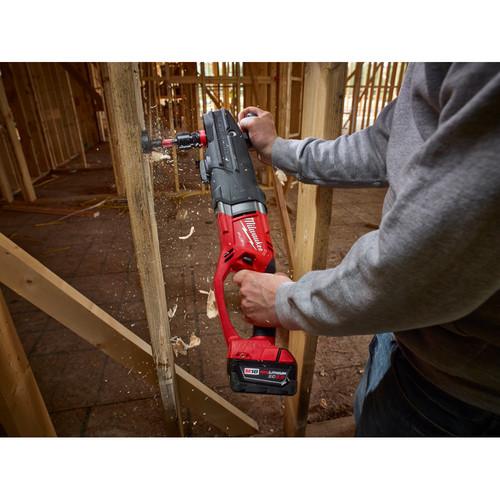 Milwaukee 2711-22 M18 FUEL SUPER HAWG Lithium-Ion 1/2 in. Cordless Right Angle Drill with QUIK-LOK Kit (5 Ah) - Image 6