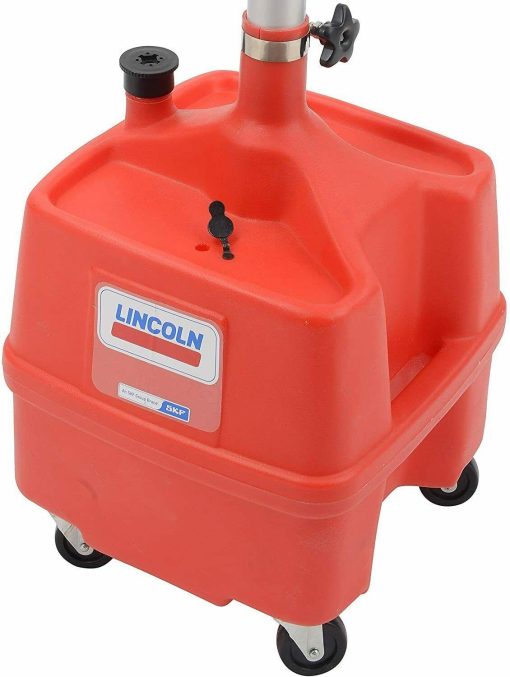 Lincoln 3508 Portable Plastic Fluid Waste Drain with 36"-65" Adjustable Funnel - Image 2
