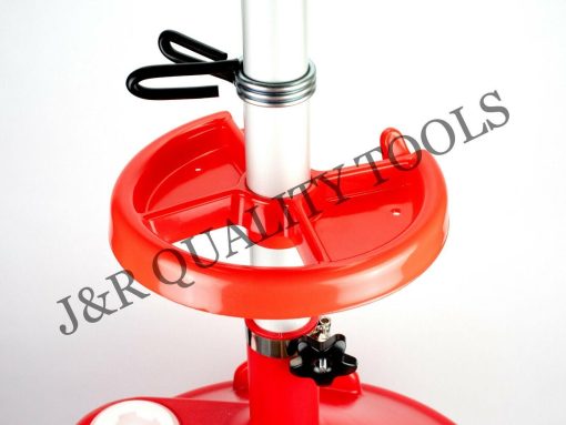 VCT 18 Gallon Portable Plastic Oil Drain with Adjustable Funnel Height with Drain - Image 4