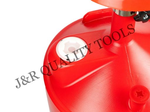 VCT 18 Gallon Portable Plastic Oil Drain with Adjustable Funnel Height with Drain - Image 5