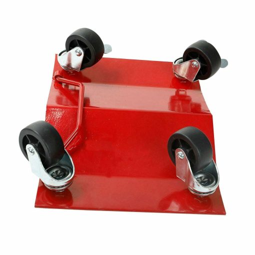 New Set of (4) Auto Dolly Car Dolly Wheel Tire 12"x16" Skate 6000lb Repair Slide - Image 4