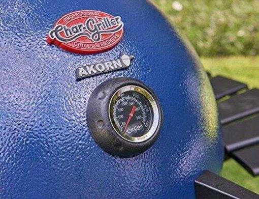 Char-Griller E56720 AKORN Kamado Charcoal Grill, Pack of 1, Blue - Image 6