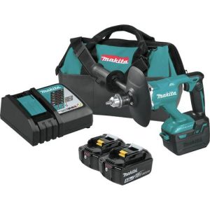 Makita 18V LXT Lithium-Ion Brushless 1/2 in. Cordless Mixer Kit (5 Ah) - XTU02T