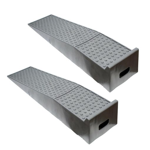 BISupply | Vehicle Service Ramp Set – 6.6” Inch Lift 5 Ton Truck Ramps, 2 Pack - Image 2