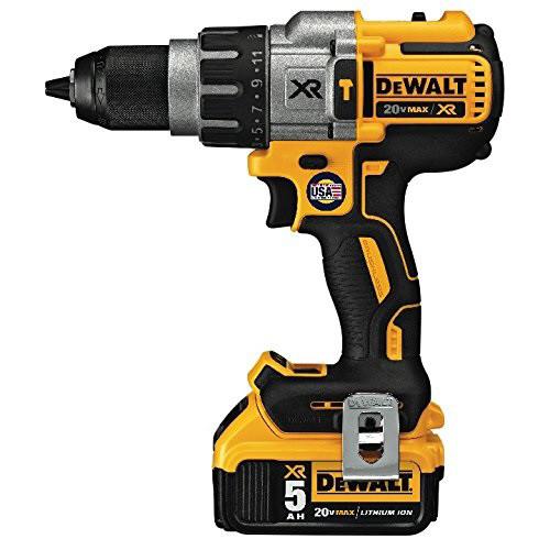 DEWALT 20V MAX XR Lithium-Ion Brushless 3-Speed 1/2 in. Cordless Hammer Drill Kit (5 Ah) - DCD996P2 - Image 2