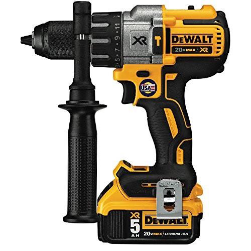 DEWALT 20V MAX XR Lithium-Ion Brushless 3-Speed 1/2 in. Cordless Hammer Drill Kit (5 Ah) - DCD996P2 - Image 3