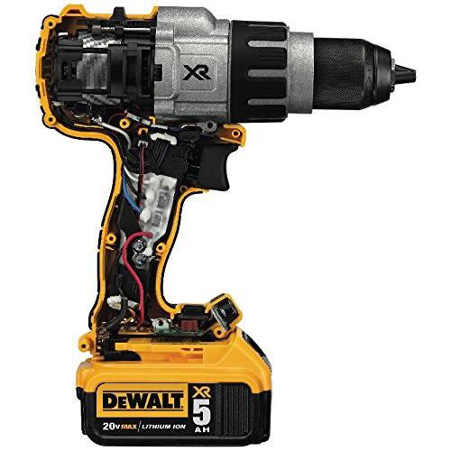 DEWALT 20V MAX XR Lithium-Ion Brushless 3-Speed 1/2 in. Cordless Hammer Drill Kit (5 Ah) - DCD996P2 - Image 5