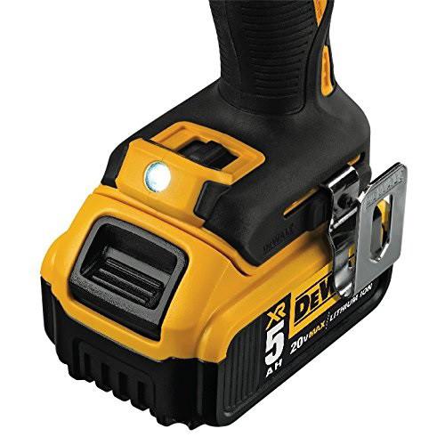 DEWALT 20V MAX XR Lithium-Ion Brushless 3-Speed 1/2 in. Cordless Hammer Drill Kit (5 Ah) - DCD996P2 - Image 6
