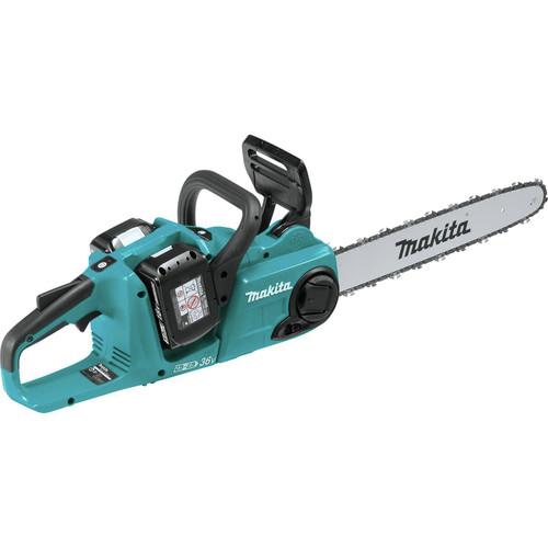 Factory Reconditioned Makita 18V X2 (36V) LXT Lithium-Ion Brushless Cordless 16 in. Chain Saw Kit (5.0Ah) - XCU04PT-R