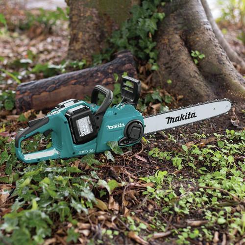 Factory Reconditioned Makita 18V X2 (36V) LXT Lithium-Ion Brushless Cordless 16 in. Chain Saw Kit (5.0Ah) - XCU04PT-R - Image 13