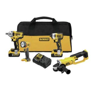 DEWALT 20V MAX 5.0 Ah 4-Tool Combo Kit - DCK498P2