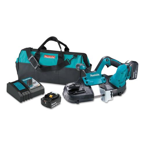 Makita 18V LXT 5.0 Ah Cordless Lithium-Ion Compact Band Saw Kit - XBP01T