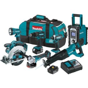 Makita 18V LXT 3.0 Ah Cordless Lithium-Ion 7-Piece Combo Kit - XT704