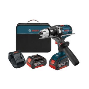 Bosch 18V Lithium-Ion Brute Tough 1/2 in. Cordless Drill Driver Kit with Active Response Technology (2 Ah) - DDH181X-01
