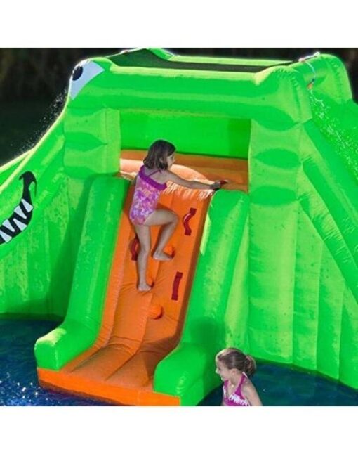 Blast Zone Crocodile Isle Inflatable water Park with Dual Slides by 111 - Image 3