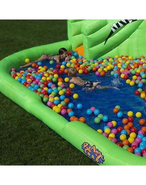 Blast Zone Crocodile Isle Inflatable water Park with Dual Slides by 111 - Image 5