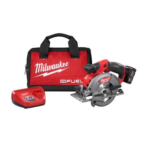 Milwaukee 2530-21XC M12 FUEL Li-Ion 5-3/8 in. Circular Saw Kit with XC Battery
