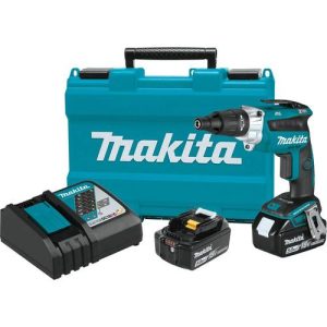Makita 18V LXT 5.0 Ah Lithium-Ion Brushless Cordless 2,500 RPM Screwdriver Kit - XSF05T
