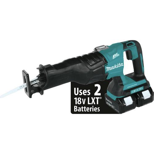 Factory Reconditioned Makita 18V X2 LXT Lithium-Ion (36V) Brushless Cordless Recipro Saw Kit (5.0Ah) - XRJ06PT-R - Image 2