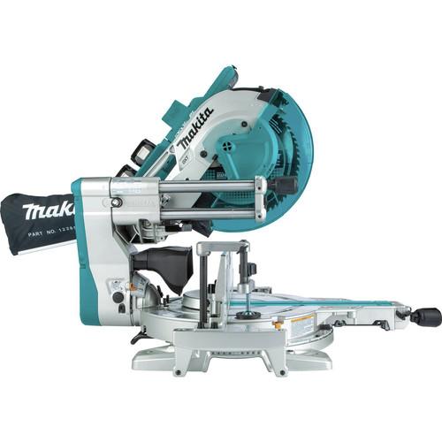 Makita 18V X2 LXT Lithium-Ion (36V) Brushless Cordless 12 in. Dual-Bevel Sliding Compound Miter Saw Kit with AWS and Laser (5 Ah) - XSL08PT - Image 2