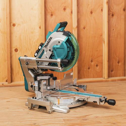Makita 18V X2 LXT Lithium-Ion (36V) Brushless Cordless 12 in. Dual-Bevel Sliding Compound Miter Saw Kit with AWS and Laser (5 Ah) - XSL08PT - Image 25