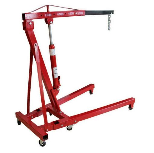 New Listing 1-Piece Movable 2T/4400Lbs Professional Metal Folding Hydraulic Crane - Image 5
