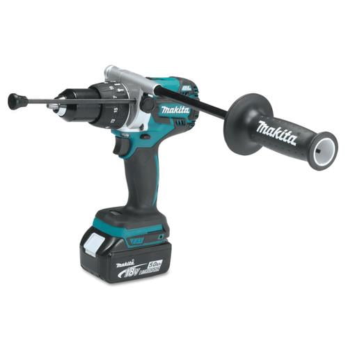 Makita 18V 5.0 Ah LXT Cordless Lithium-Ion Brushless Hammer Drill and Impact Driver Combo Kit - XT267T - Image 2