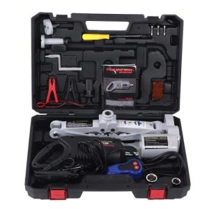 3 Ton Electric Scissor Jack Set 12V Lifting Tool with Wrench fit Car SUV New
