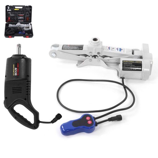 3 Ton Electric Scissor Jack Set 12V Lifting Tool with Wrench fit Car SUV New - Image 7