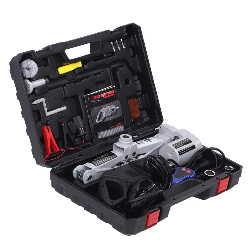 3 Ton Electric Scissor Jack Set 12V Lifting Tool with Wrench fit Car SUV New - Image 10