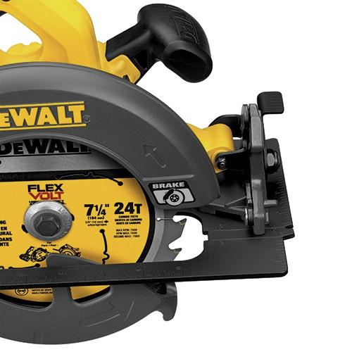 Factory Reconditioned DEWALT FlexVolt 60V MAX Cordless Lithium-Ion 7-1/4 in. Circular Saw Kit with Batteries - DCS575T2R - Image 7